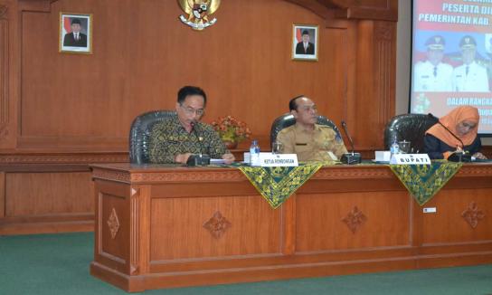 Penerimaan Kunjungan Diklat PIM IV Kabupaten Ogan Komering Ilir Tahun 2017